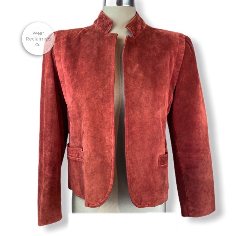 Lined Suede Leather Jacket / Blazer
